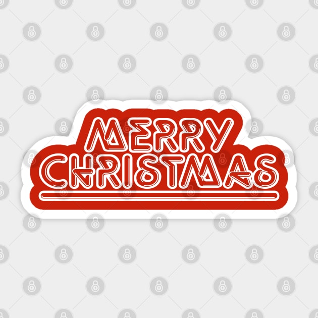 Merry Christmas Sticker by Roufxis